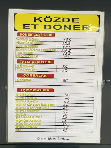 Közde Et Döner